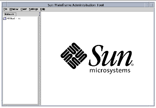 Screen shot showing the Sun MAT startup screen.
