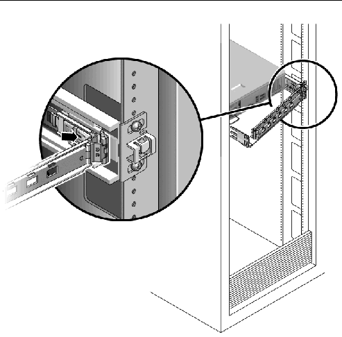Figure showing how to locate the metal lever.