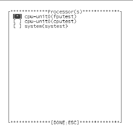 Screenshot of an individual device list from a selected group. cpu-unit0(fputest), cpuunit0(cputest), and system(systest) are the devices listed.