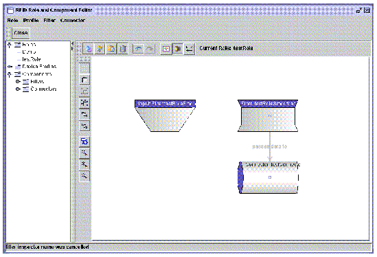 Screen capture showing drawing pane after adding the Input point.