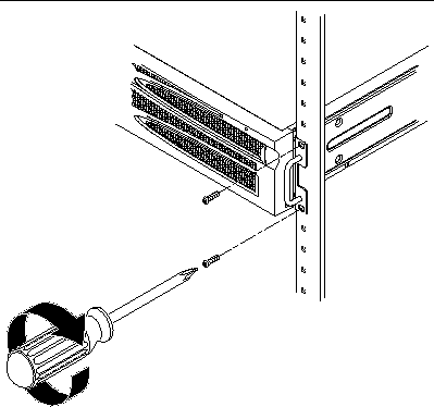 Figure showing where to secure the front hardmount brackets.