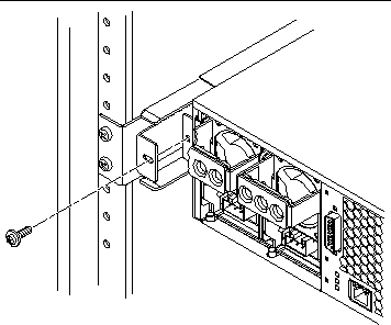 Figure showing how to secure the rear flanges.