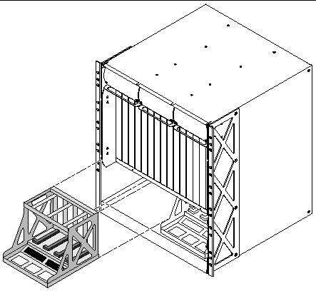 Figure showing the location of the two power trays.