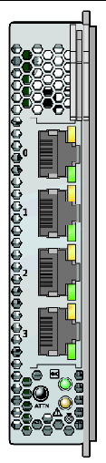 Figure shows the four UTP connectors.