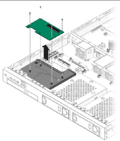 Figure showing removal of the SP card.