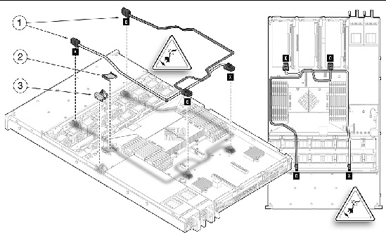 Figure showing SATA cables