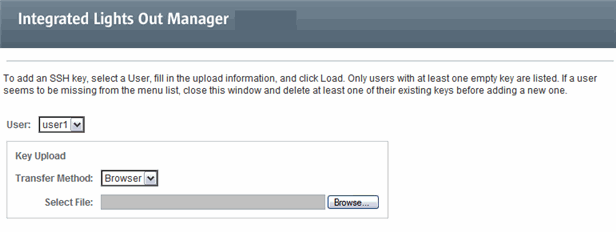 SSH key add screen