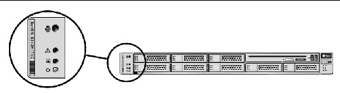 Picture of location of chassis serial number label