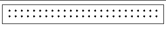 Diagram of a flex cable DVD-ROM drive connector, showing its 50 pins.