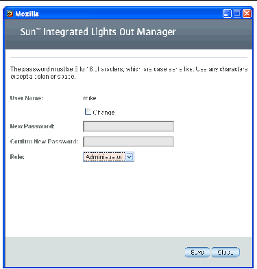 Graphic showing the Edit User dialog box.