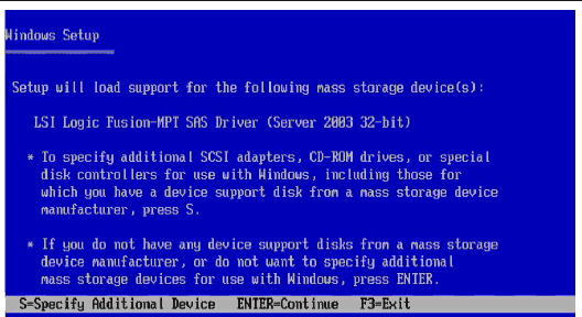 usb mass storage device driver windows 2003