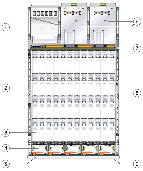 image:This graphic lists the internal component locations.