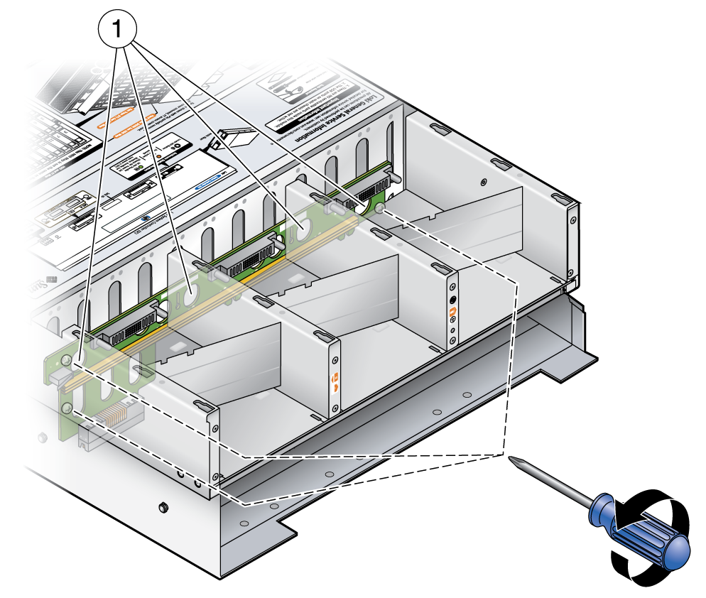image:This graphic shows how to remove the power distribution board.