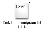 Filikon med emblem f&amp;amp;ouml;r symbolisk l&amp;amp;auml;nk.