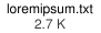 Symbolname. 