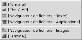 L'application du S&amp;amp;amp;eacute;lecteur de fen&amp;amp;amp;ecirc;tres figure dans dans le tableau de bord inf&amp;amp;amp;eacute;rieur lat&amp;amp;amp;eacute;ral. 