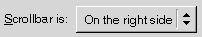 Sample drop-down list. Sample drop-down list.