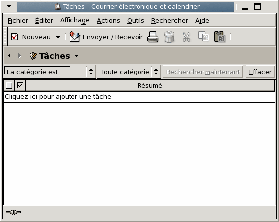 Fenêtre Tâches type. Pas de légende. Fenêtre Tâches type. Pas de légende.
