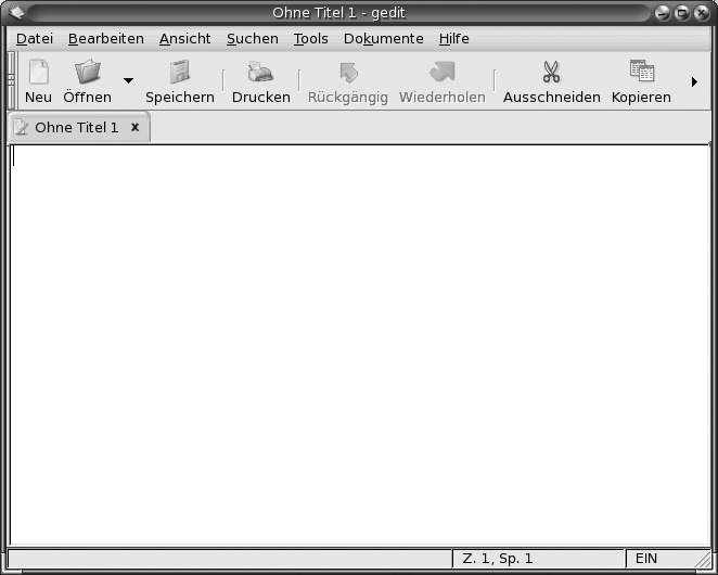 Anwendungsfenster im Thema "Einfach".