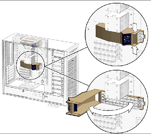 Figure showing the memory cooler (Ultra 40 M2 only).