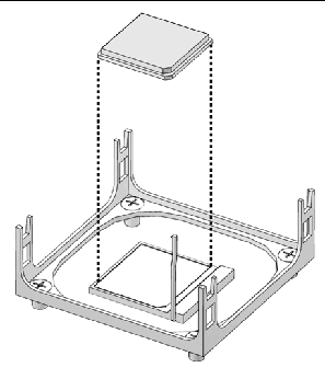 Figure showing how to remove the CPU.