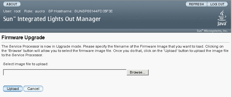 「Upgrade verification」ダイアログボックス