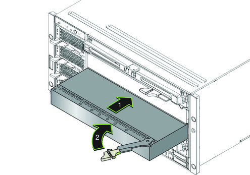 image:An illustration showing how to install a CMOD filler.