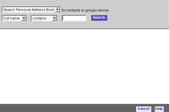 Messenger Express Address Window