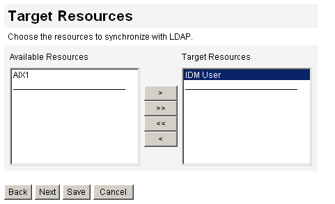 Set up target resources.