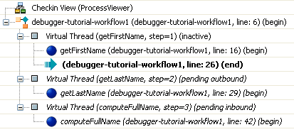 Example Local Variables window with new firstName value