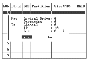 Screen capture shows Confirm Mapping Scheme prompt. 