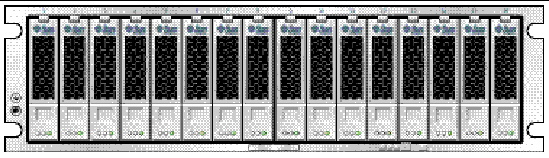 Figure showing the Sun StorageTek 5320 RAID Controller Unit front