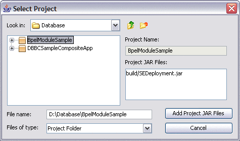 Add Project JAR Files