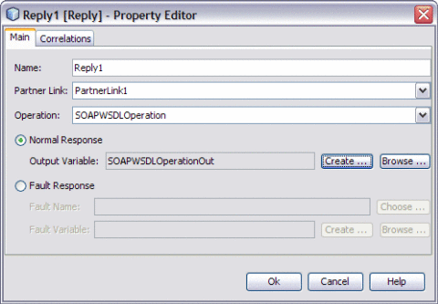 Reply Property Editor