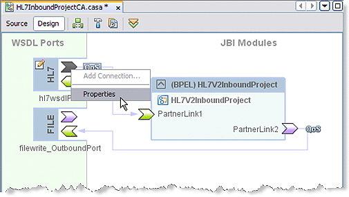 Image shows the CASA Editor as described in context