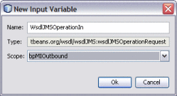 Figure shows the New Input Variable dialog box.