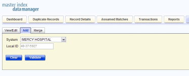 Figure shows the first page that appears when
you create a new profile.