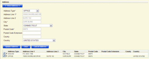 Figure shows the child object of a source record
in edit mode.