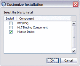 Figure shows the Customize Installation dialog
box.