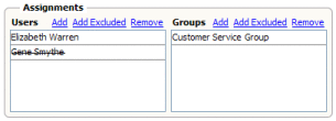 Figure shows an LDAP group in the Groups list.