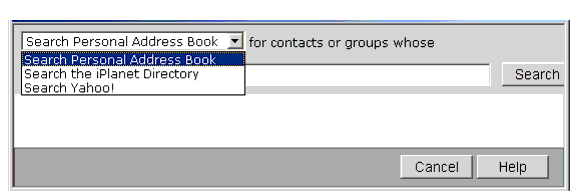 Altering Address (Directory Lookup) window text