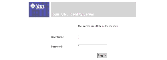 UNIX Authentication Login Requirement Screen