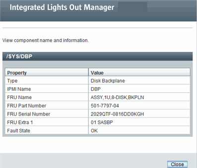 Component information