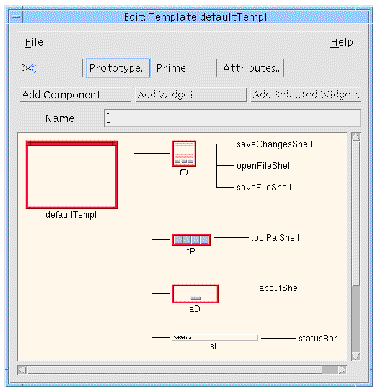 The AppGuru Edit Template dialog with the default template selected.