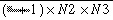 (\frac{N1}{2}+1)\times N2\times N3