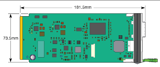 Figure showing AMC PCM dimensions. Figure showing AMC PCM dimensions.