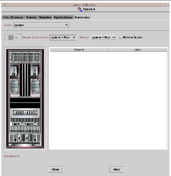 Screen capture of a physical view of Paroli cards in a domain. 