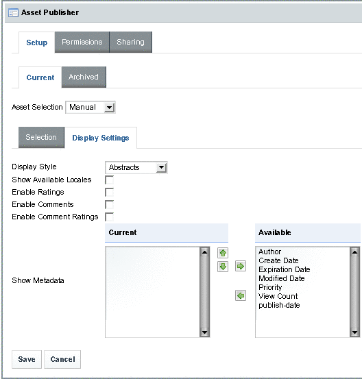 Display Settings