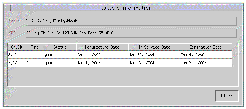 Screen capture of Battery Information showing battery status.