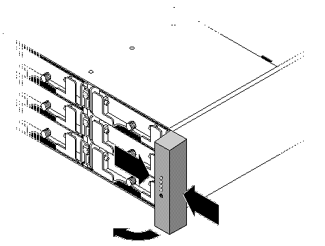 Figure showing how to remove the ear cap covering the LED module.